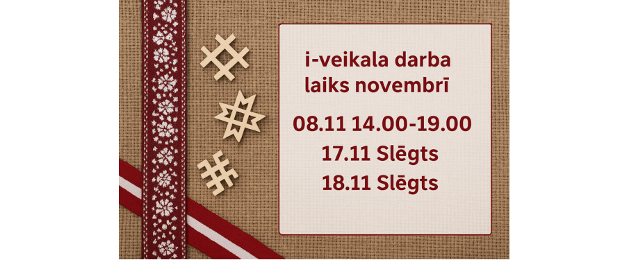 darba laiks novembris