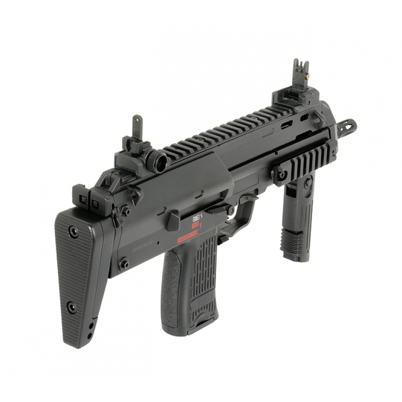 Airsoft automāts - R4 submachine gun - MP7 - Black - Replika, Ierocis