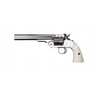 Revolveris - ASG CO2 Schofield 6 revolver - Silver - Replika