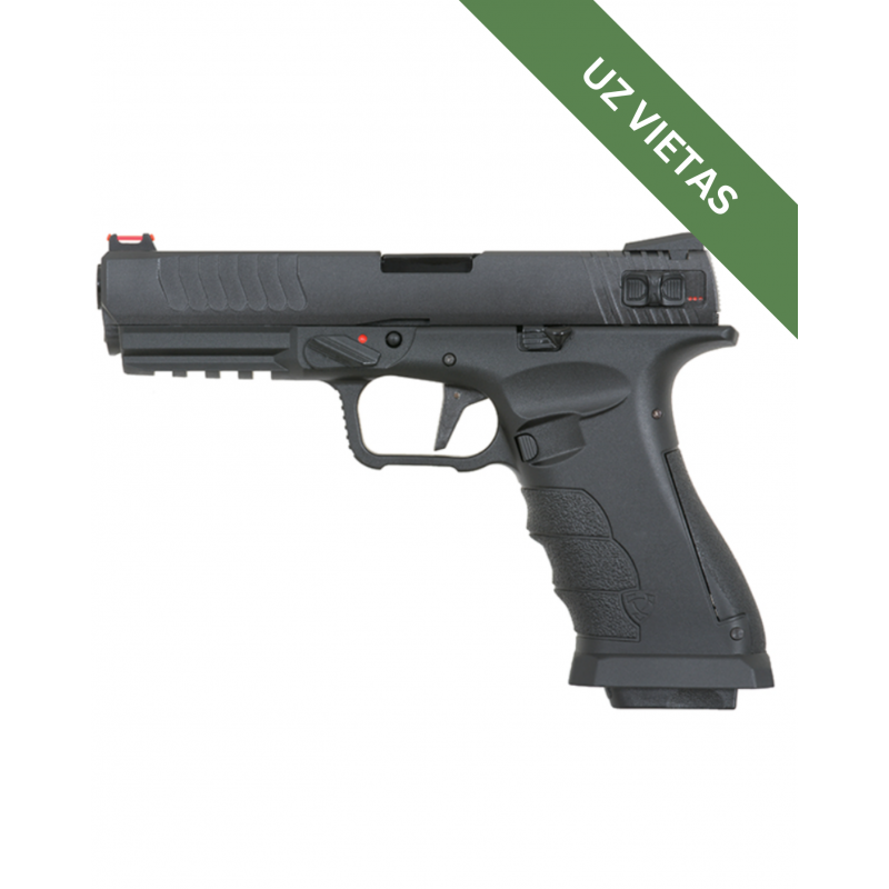 Airsoft pistole - Shark.B Full Auto Pistol - Green Gas Pistol - Black - Replika, Pistole