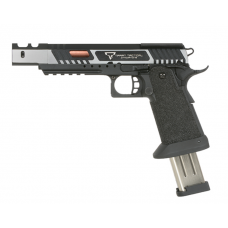 Airsoft pistole - R601-3-Y Alpha Race Pistol - Green Gas Pistol - Black - Replika, Pistole