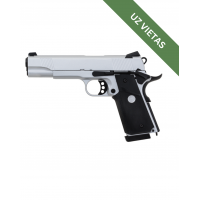 Airsoft pistole - R27-S GBB Army Armament - 1911 - Green Gas Pistol - Silver - Replika, Pistole