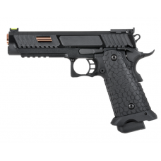 Airsoft pistole - HI-CAPA Baba Yaga Pistol - Dual Powered GAS/CO2 - Black - Replika, Pistole