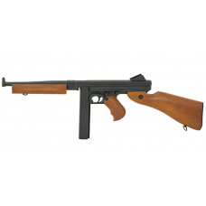 Airsoft Automāts - CM.033 submachine gun - Thompson - Black - Replika, Ierocis