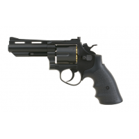 Revolveris - HG-132B Revolver - Green Gas Revolver - Black - Replika