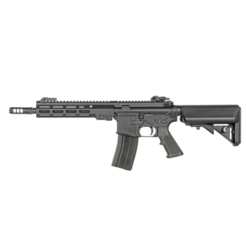 Airsoft automāts - M4 - M16 - Green Gas Replika - MC6595M Gas Blow-Back Rifle - Golden Eagle - Black - Replika, Ierocis