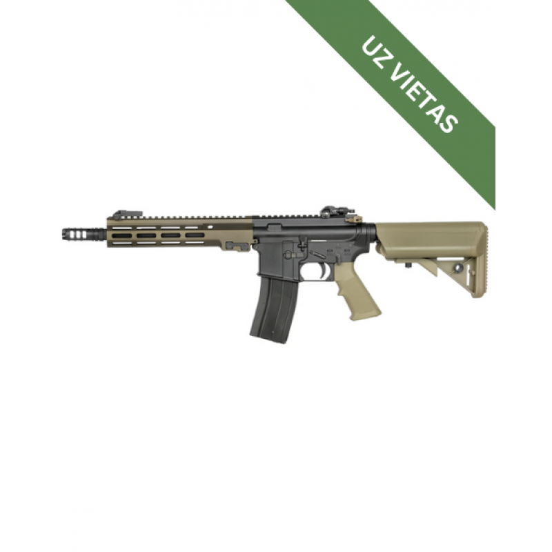 Airsoft automāts - M4 - M16 - Green Gas Replika - MC6595M Gas Blow-Back Rifle - Golden Eagle - Tan - Replika, Ierocis