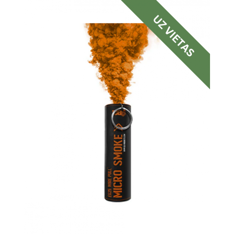 EG25 dūmu svece ar izraujamu gredzenu ORANŽA