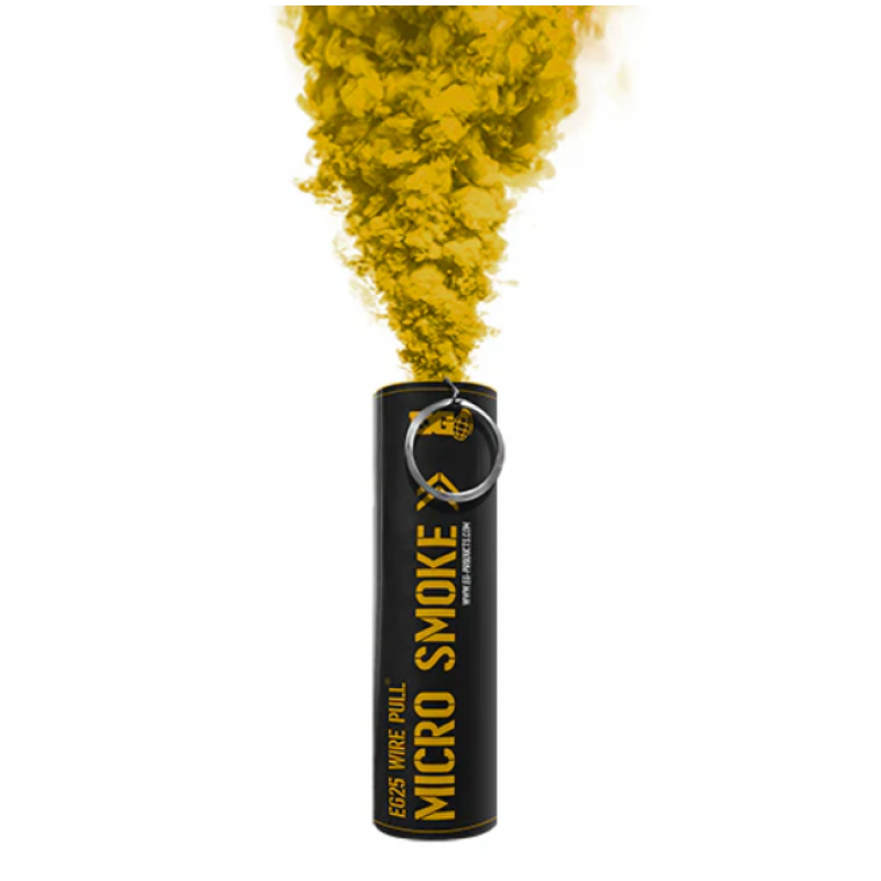 EG25 dūmu svece ar izraujamu gredzenu DZELTENA