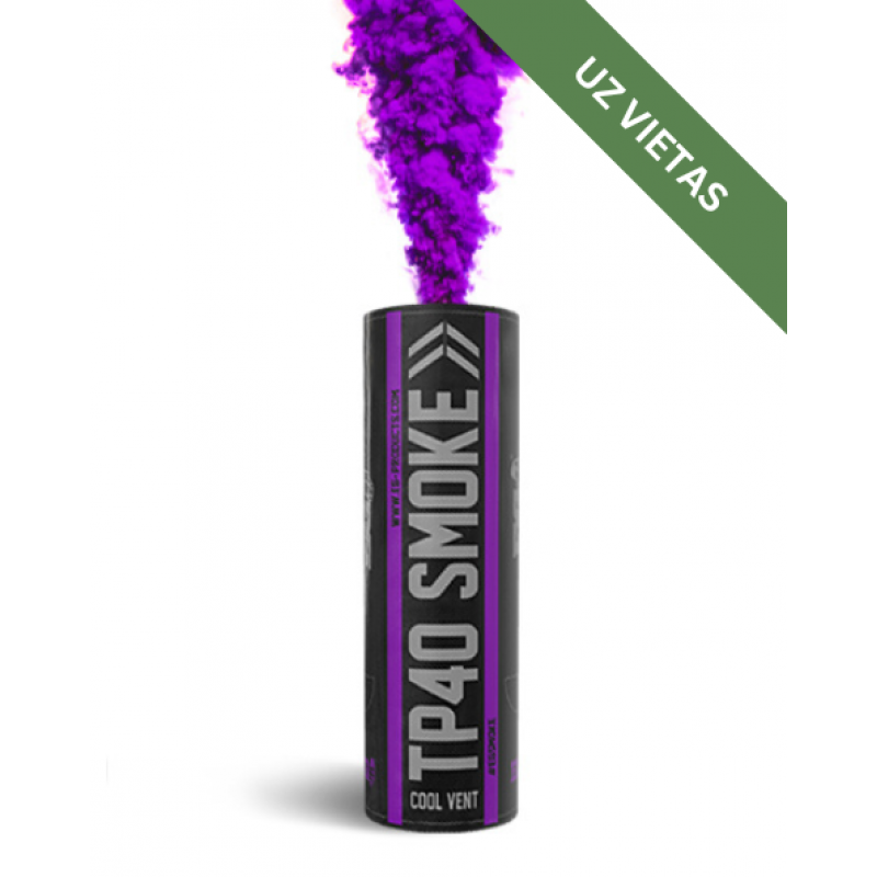 TP40 dūmusvece ar izraujamu gredzenu - VIOLETA