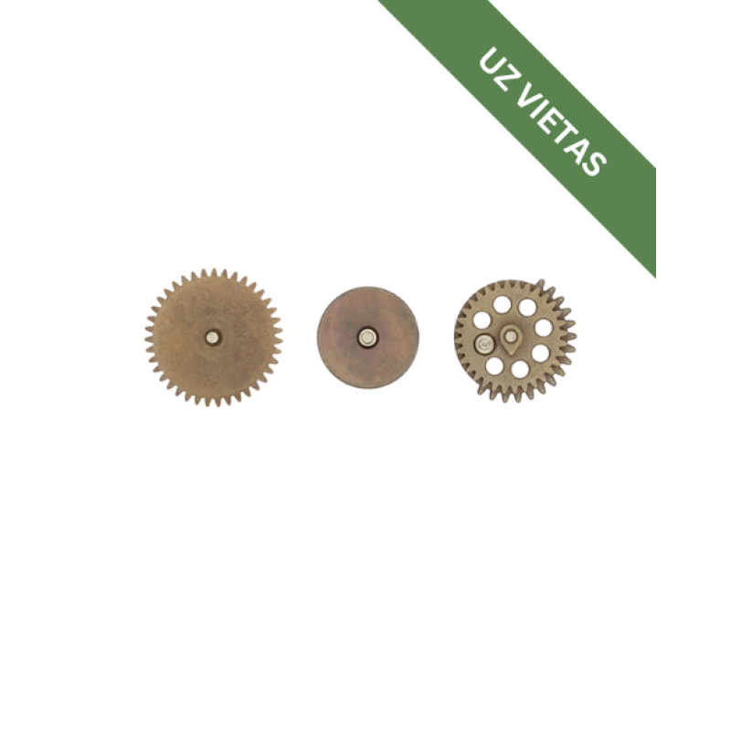 Tērauda zobratu komplekts 18:1 - 18:1 set of steel gears - STANDARD - Airsoft Repliku Rezerves Daļas