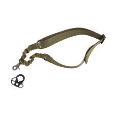 Ieroča siksna - One-point Bungee Tactical Sling Belt with Mount - Olive Drab