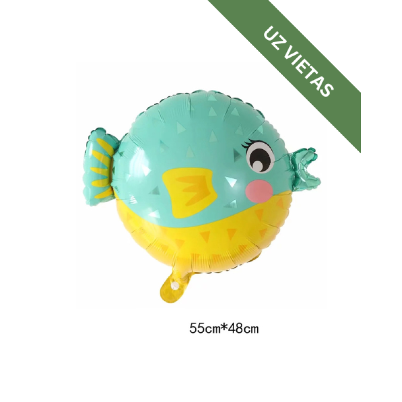Folija balons "Zivs" - Svētku atributika - Baloni