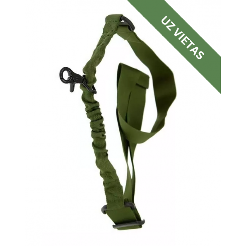 Ieroča siksna - 1-Point Tactical Sling - Bungee, olive green