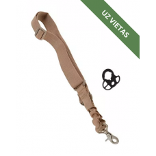Ieroča siksna - One point Bungee sling with mount for M4/M16 replicas- Tan