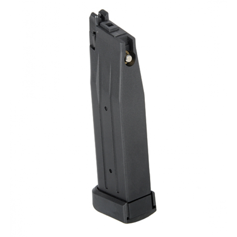 Aptvere - 28rd Green Gas Full Metal Magazine for HI-CAPA Kikimora/ Baba Yaga - Black