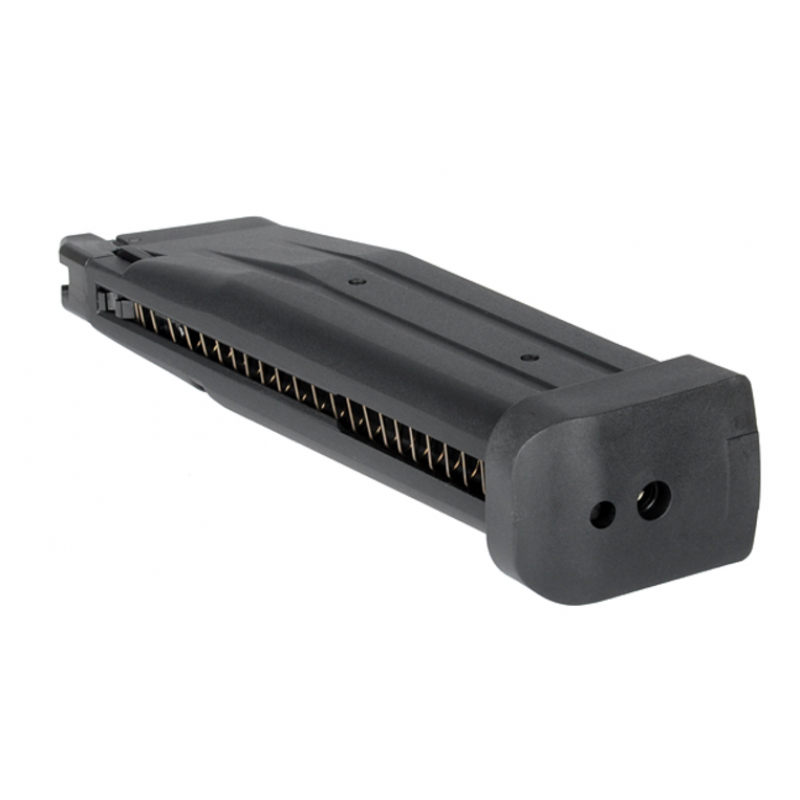 Aptvere - 28rd Green Gas Full Metal Magazine for HI-CAPA Kikimora/ Baba Yaga - Black