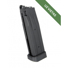 Aptvere - 28rd Green Gas Full Metal Magazine for HI-CAPA Kikimora/ Baba Yaga - Black