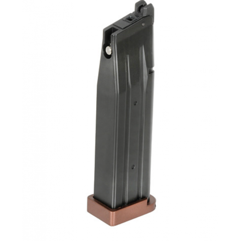 Aptvere - 28rd Green Gas Full Metal Magazine for R615 TTI Sand Viper - Black