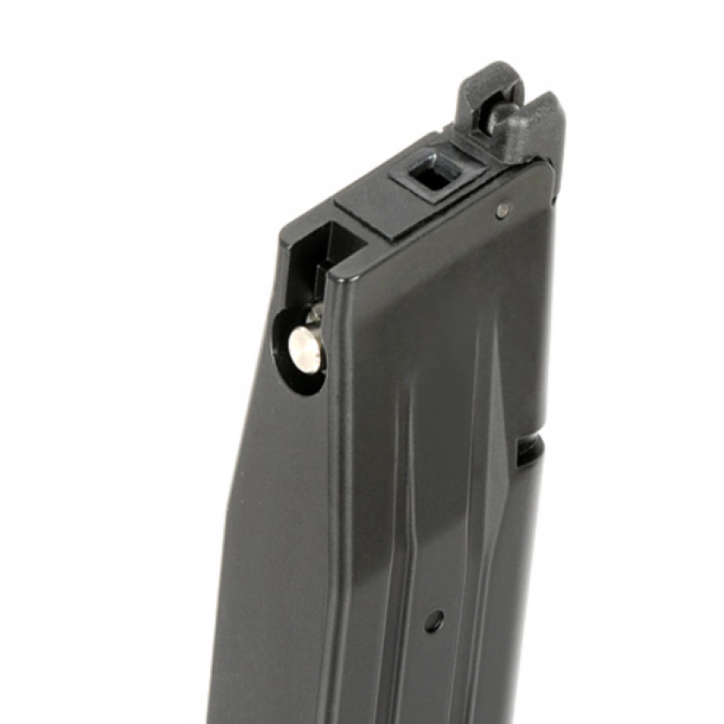 Aptvere - 28rd Green Gas Full Metal Magazine for R615 TTI Sand Viper - Black