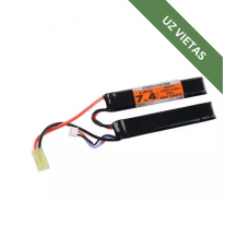Airsoft Baterija - LiPo 7.4V 1300 mAh 20C Valken Energy Butterfly Battery Pack - Tamiya small - Akumulators
