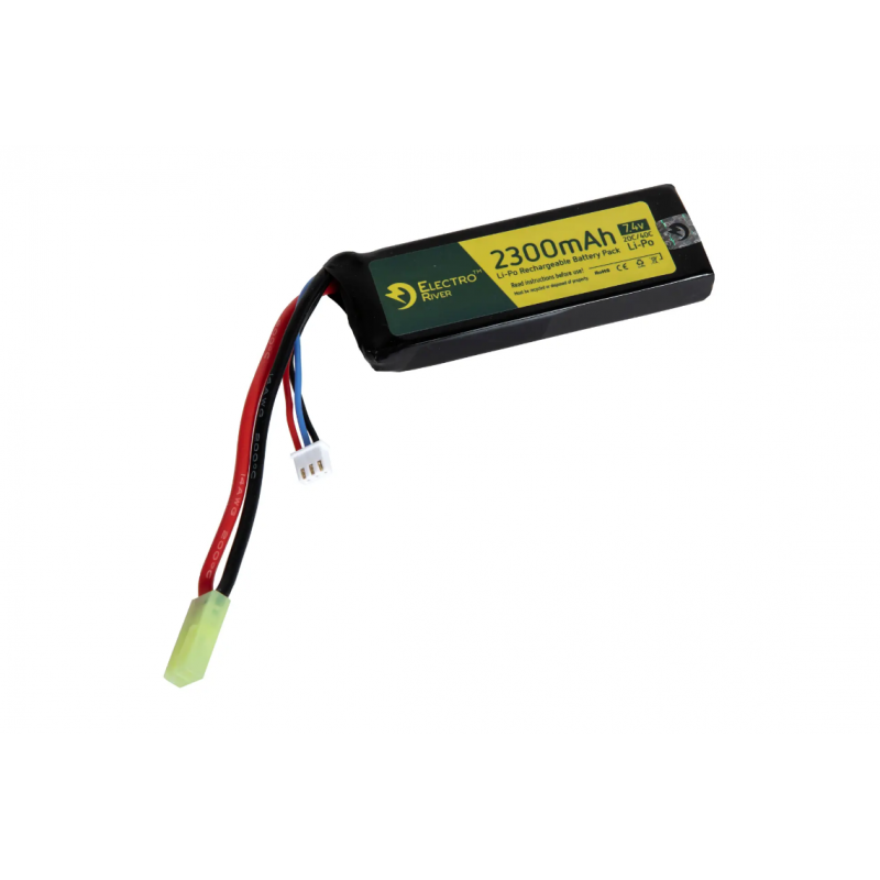 Airsoft Baterija - LiPo 7,4V 2300mAh 20/40C battery - Akumulators
