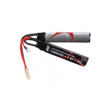 Airsoft Baterija - LiPo 7,4V 1300mAh 20C - Akumulators