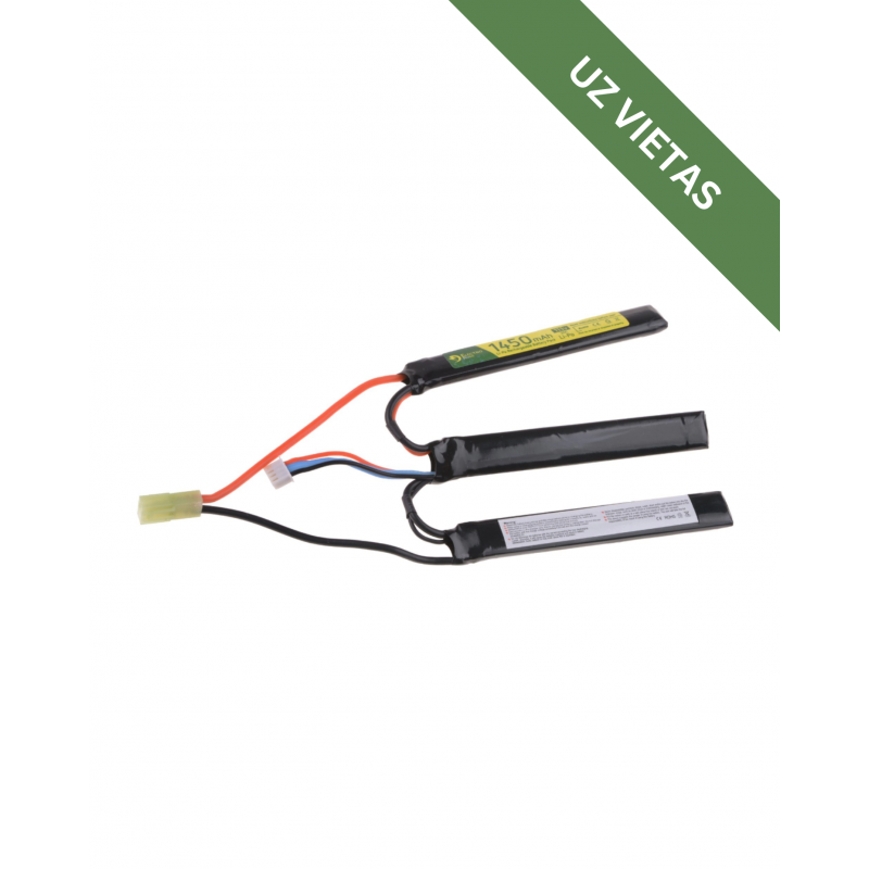 Airsoft Baterija - LiPo 11.1V 1450mAh 30C 3-Cell Battery - Akumulators