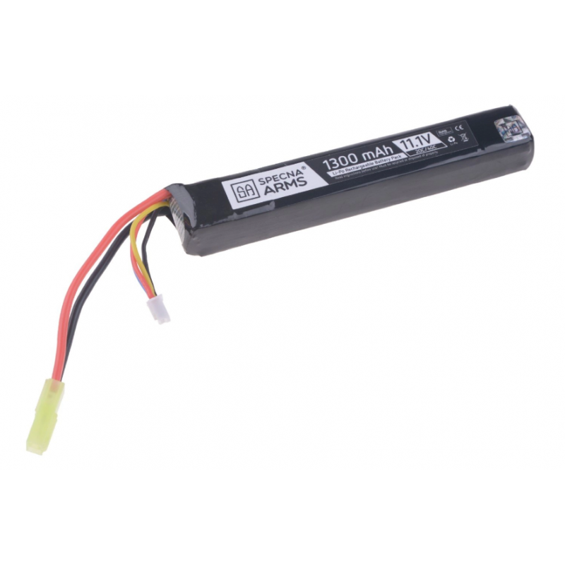 Airsoft Baterija - LiPo 11.1V 1300mAh 20/40C Battery - Akumulators