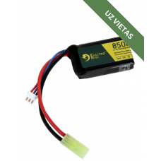 Airsoft Baterija - Lipo 7.4V 850mAh 20C Battery - Akumulators
