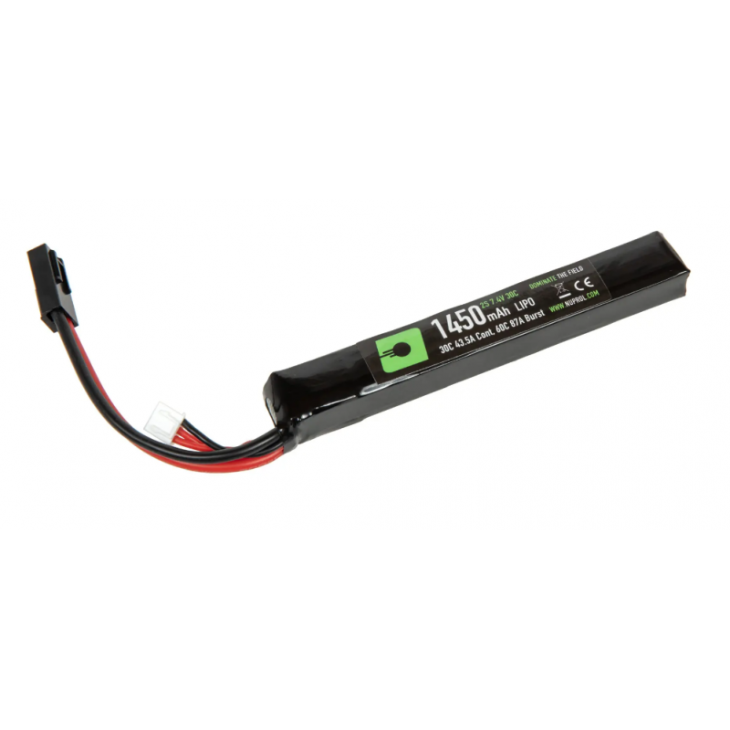 Airsoft Baterija - LiPo 7.4V 1450mAh 25C Battery - Akumulators