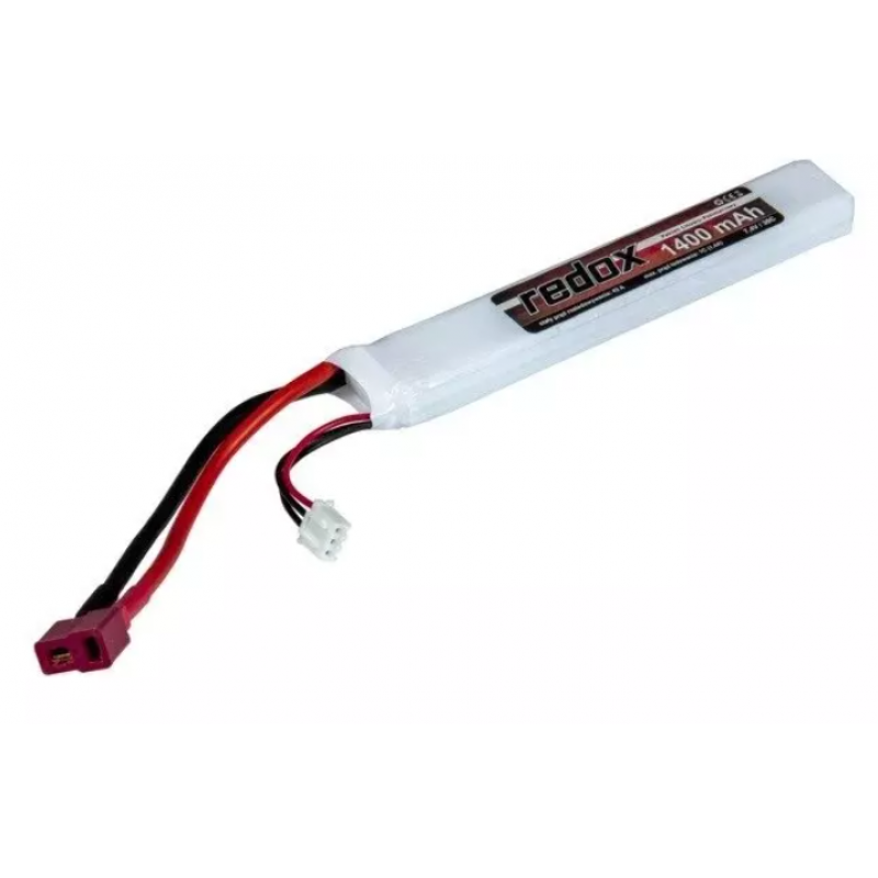 Airsoft Baterija - LiPo 7,4V 1400mAh 30C Battery - Akumulators