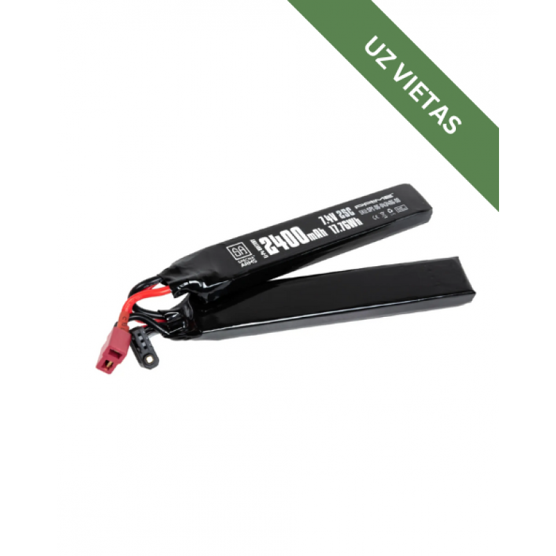Airsoft Baterija - LiPo 7.4V 2500 mAh 25C Specna Arms 2-module T-Deans battery G-Tech - Akumulators