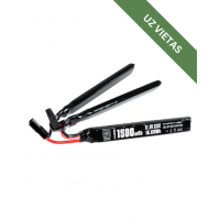 Airsoft Baterija - LiPo 11.1V 1500 mAh 25C Specna Arms 3-module Tamiya mini G-Tech - Akumulators