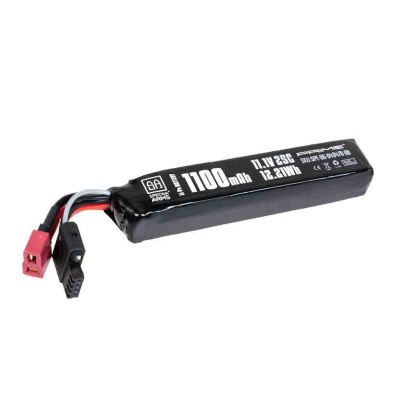 Airsoft Baterija - LiPo 11.1V 1100mAh 25 C Specna Arms T-Deans G-Tech - Akumulators