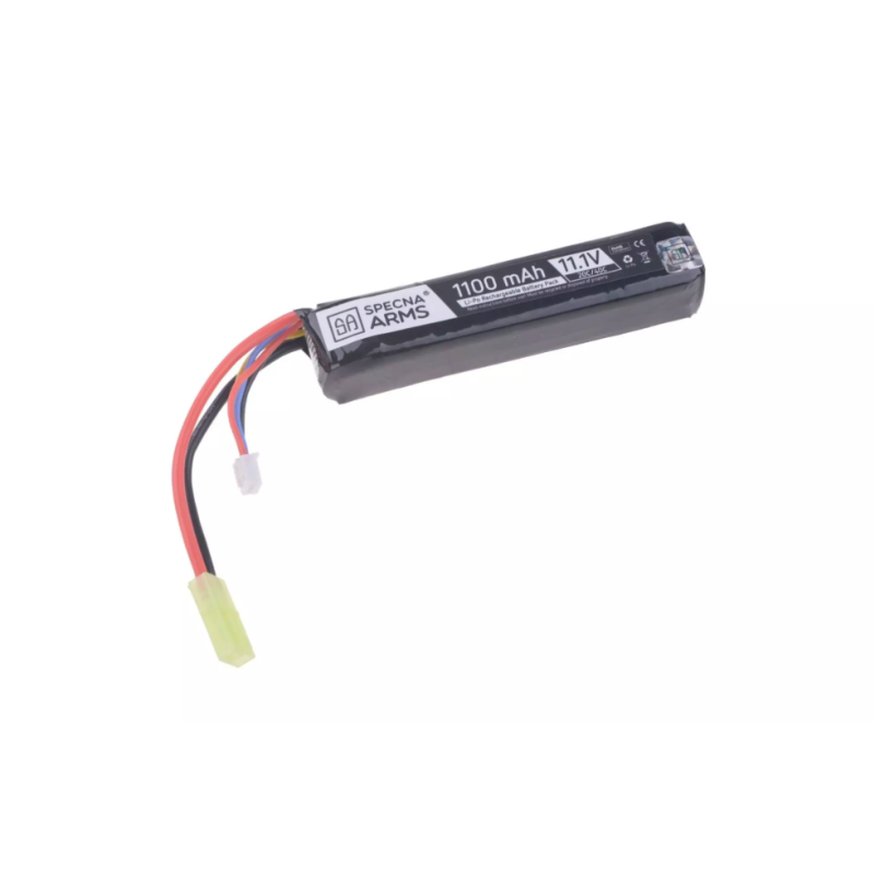 Airsoft Baterija - Specna Arms LiPo 11,1V 1100mAh 20/40C Tamiya small - Akumulators