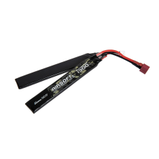 Airsoft Baterija - Gens ace 25C 1300mAh 2S1P 7.4V Saddle / GEA13002S25D2 - DEANS - Akumulators
