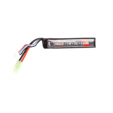 Airsoft Baterija - LiPo 7,4V 1300mAh 15C - Akumulators
