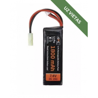 Airsoft Baterija - LiPo 7,4V 1800mAh 25/45C battery - Akumulators