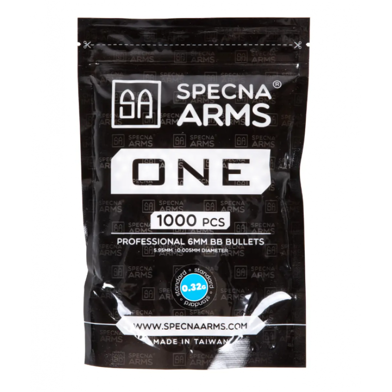 Airsoft bumbiņas - Specna Arms ONE ™ BB's 0.32g - 1000 pcs - White