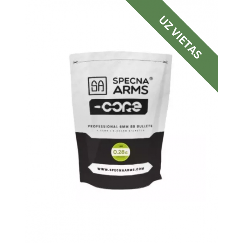 Airsoft bumbiņas - Specna Arms Core ™ Biodegradable BB's 0.28g - 1kg- White