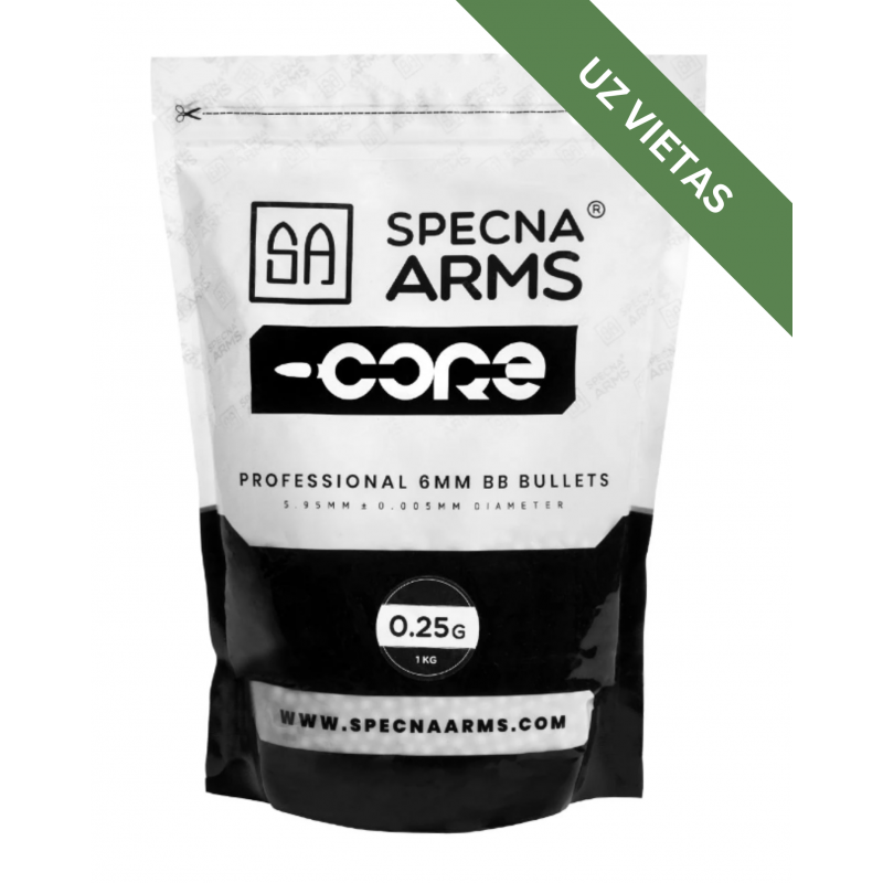 Airsoft bumbiņas - ASG - Specna Arms CORE 0.25g - bbs - 1kg