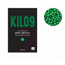 Airsoft bumbiņas - Airsoft BB Biodegradable Precision 6mm - 0.25g - 4000rd - 1kg -  Green