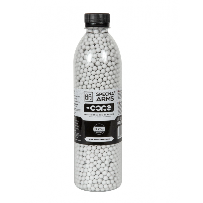Airsoft bumbiņas - Specna Arms Core 0.25g - bbs - 3000 pcs
