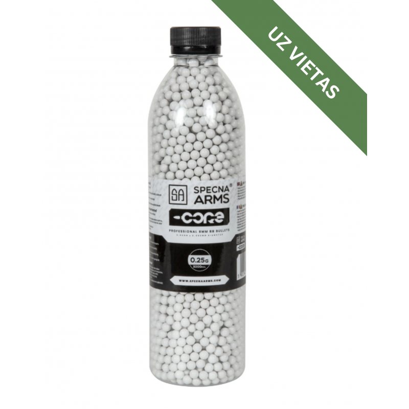 Airsoft bumbiņas - Specna Arms Core 0.25g - bbs - 3000 pcs