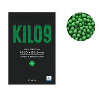 Airsoft bumbiņas - Airsoft BB Biodegradable Precision 6mm - 0.23g - 4350rd - 1kg -  Green