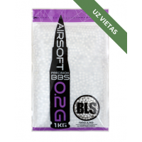 Airsoft bumbiņas - BLS BBs 0.20g - 1kg - White
