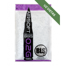 Airsoft bumbiņas - BLS BBs 0.20g - 1kg - White