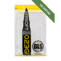 Airsoft bumbiņas - BLS BBs 0.23g - 1kg - White