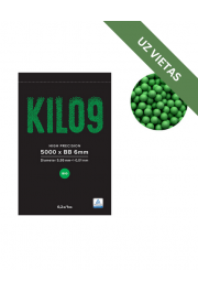 Airsoft bumbiņas - Airsoft BB Biodegradable Precision 6mm - 0.20g - 5000rd - 1kg -  Green